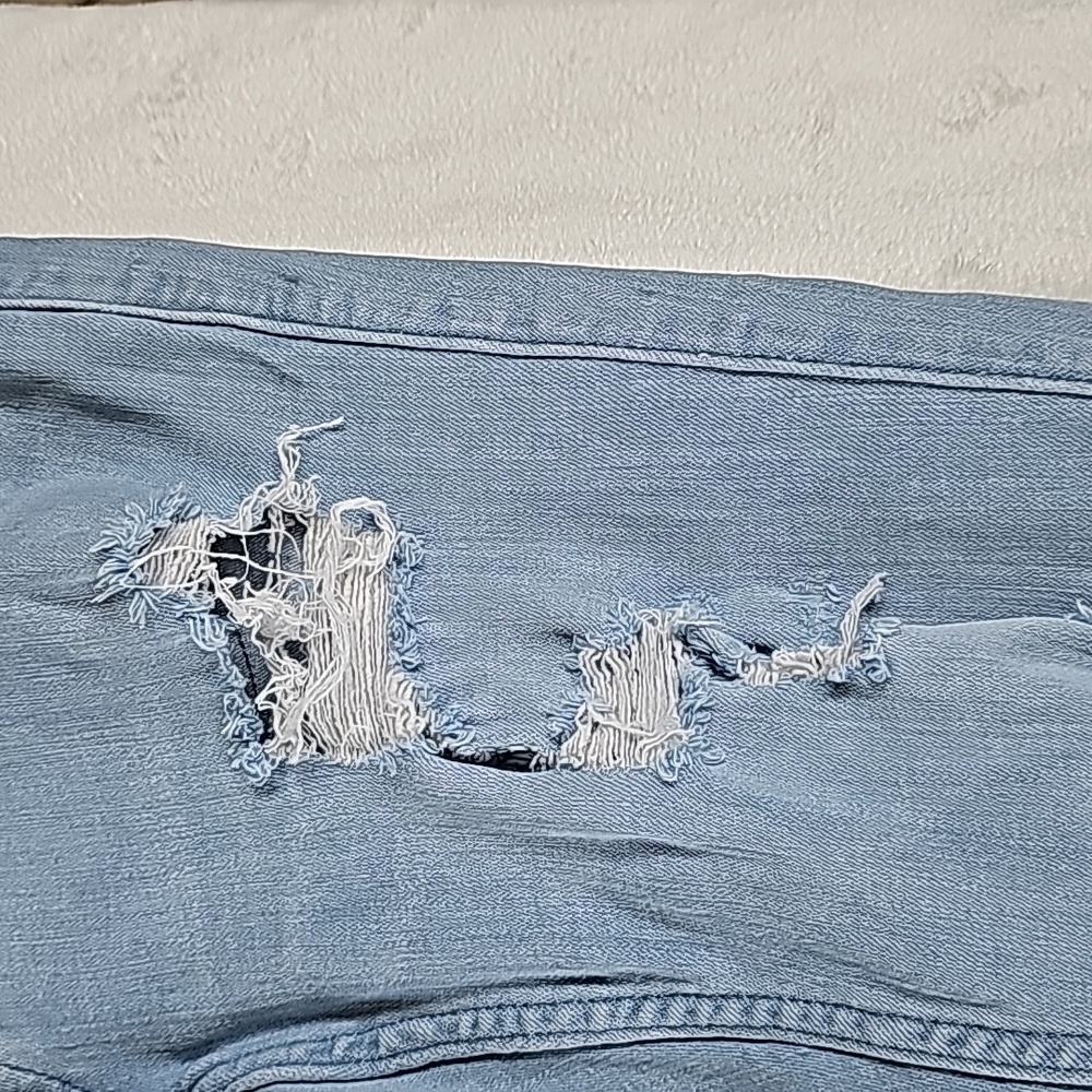 HOLLISTER | Men’s Advanced Stretch Skinny Ripped Jeans Light Wash Distressed - Picture 5 of 12